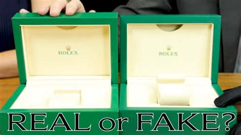 rolex box original vs fake|real rolex boxes.